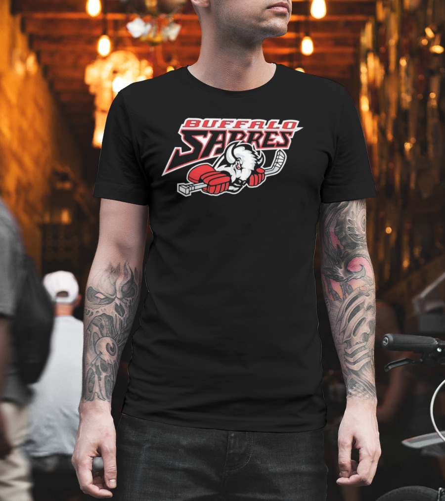 Buffalo Sabres Hockey Goathead Vintage NHL T-Shirt