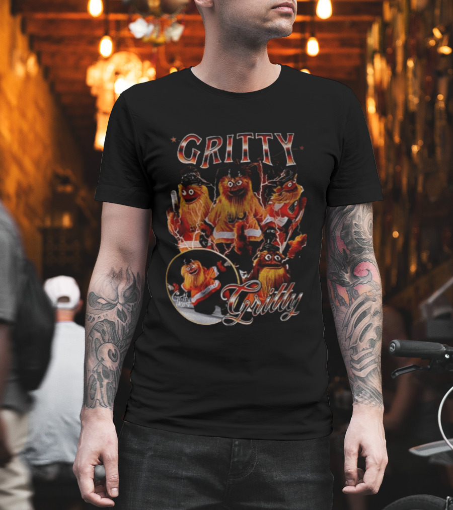 Gritty Philadelphia Flyers Gritty Hoax Bootleg T-Shirt