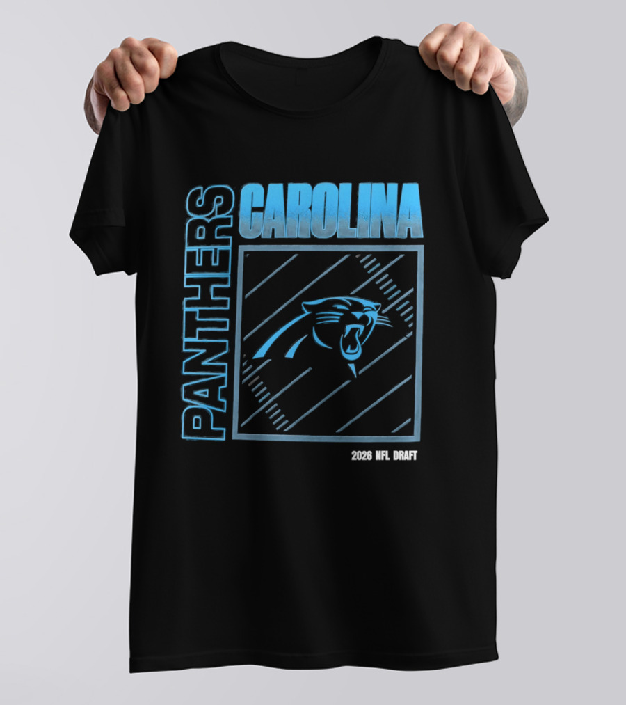 Carolina Panthers 2026 NFL Draft T-Shirt