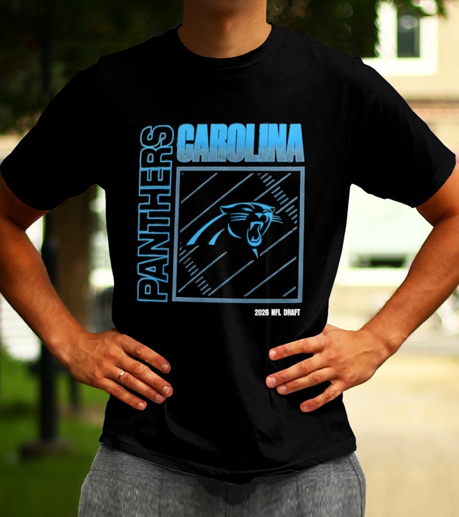 Carolina Panthers 2026 NFL Draft T-Shirt