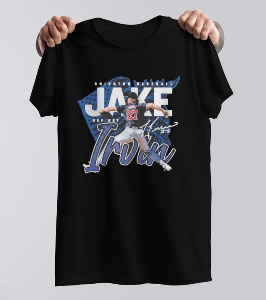 Jake Irvin Washington Baseball RHP 27 T-Shirt