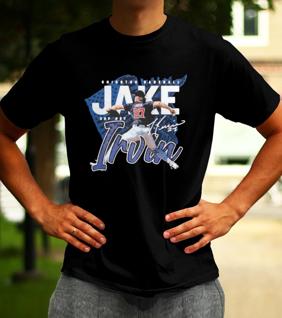 Jake Irvin Washington Baseball RHP 27 T-Shirt