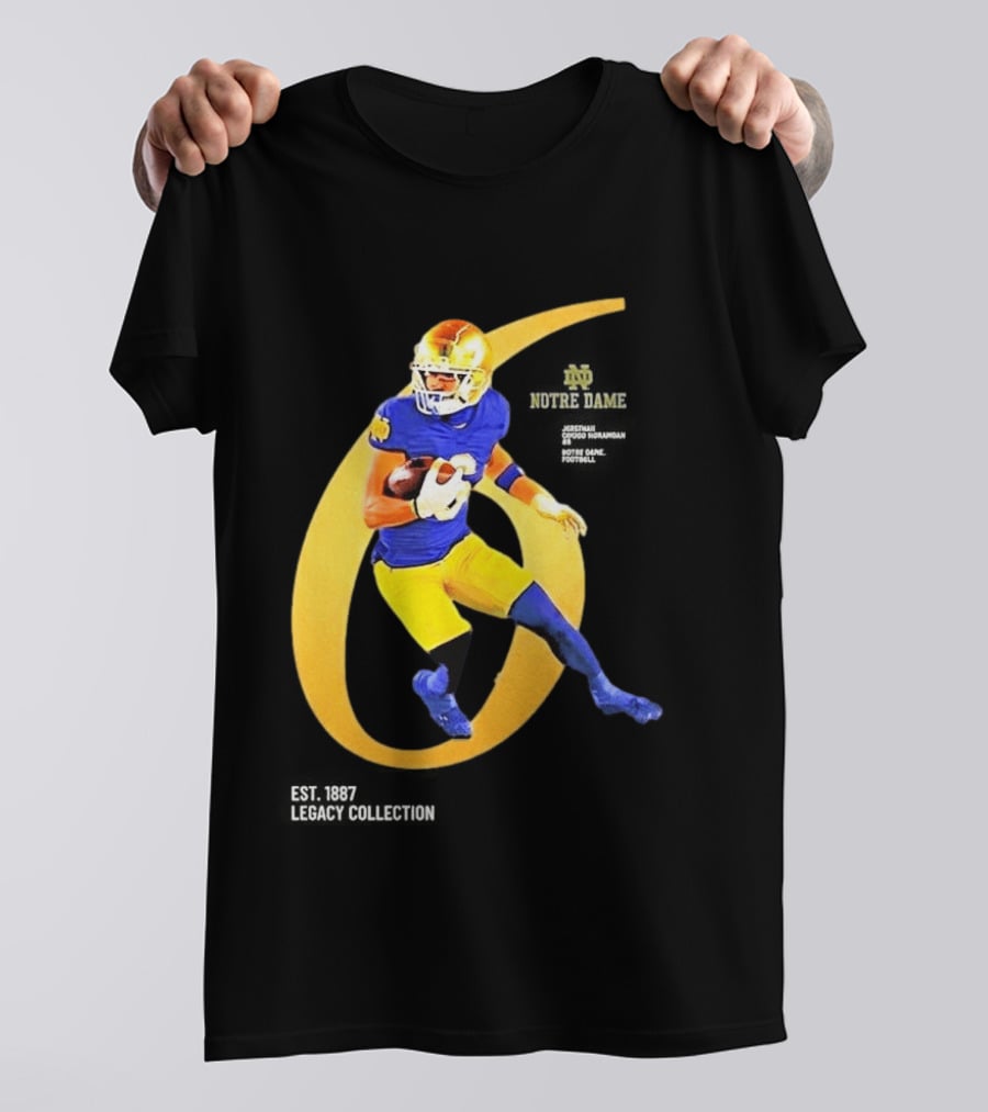 Jordan Faison Notre Dame Fighting Irish 2026 Breakthrough Series NIL Football T-Shirt