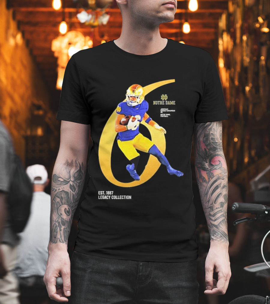 Jordan Faison Notre Dame Fighting Irish 2026 Breakthrough Series NIL Football T-Shirt