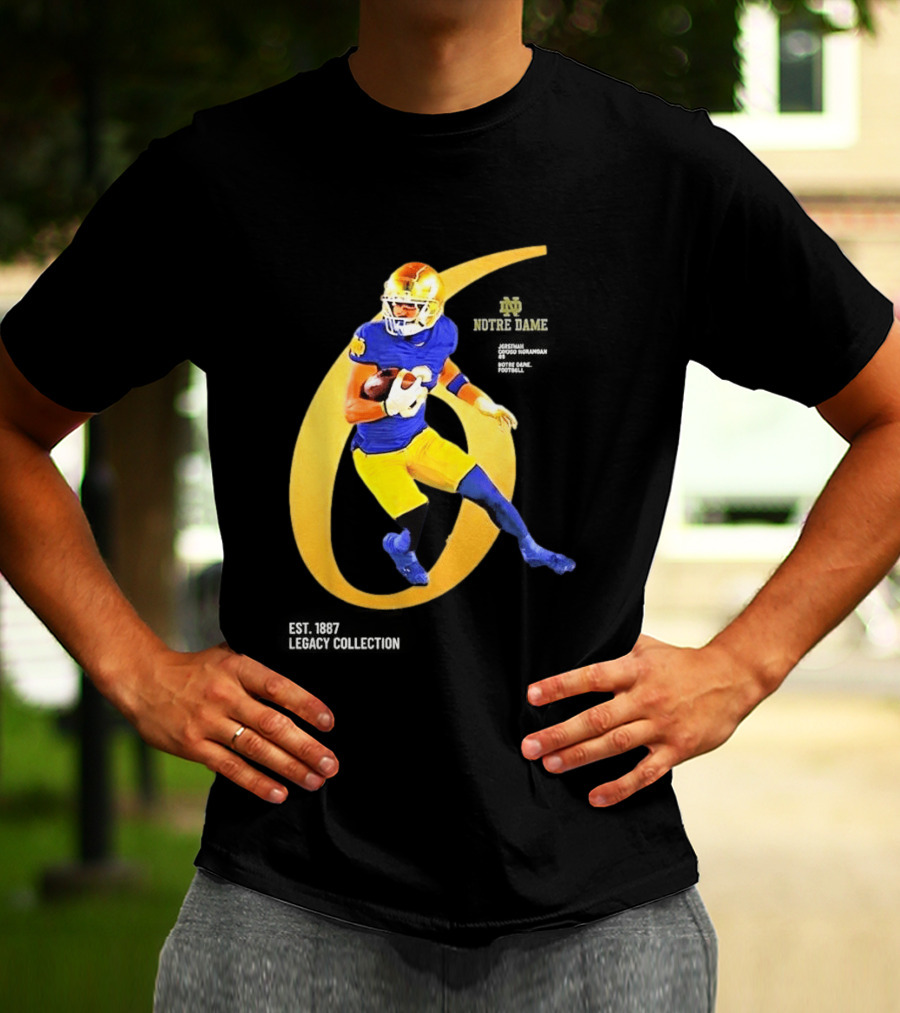 Jordan Faison Notre Dame Fighting Irish 2026 Breakthrough Series NIL Football T-Shirt