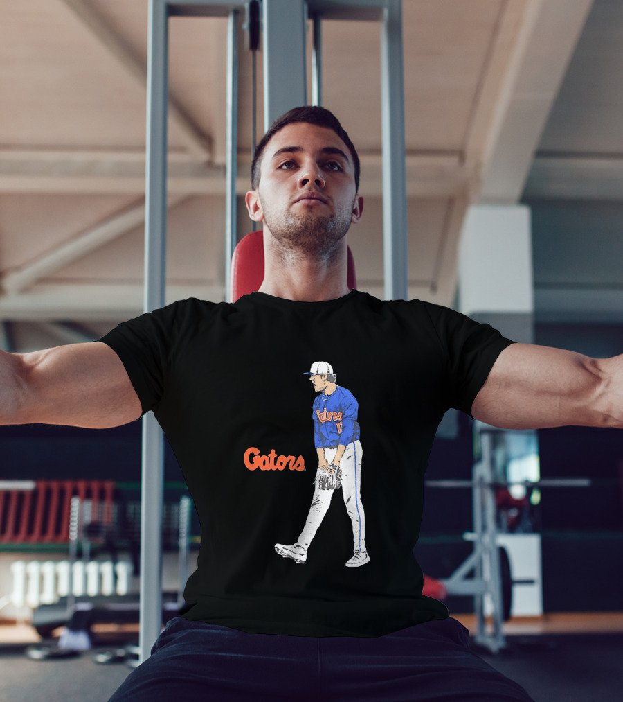 Liam Peterson Florida Gators Baseball Intense Scream Moment T-Shirt