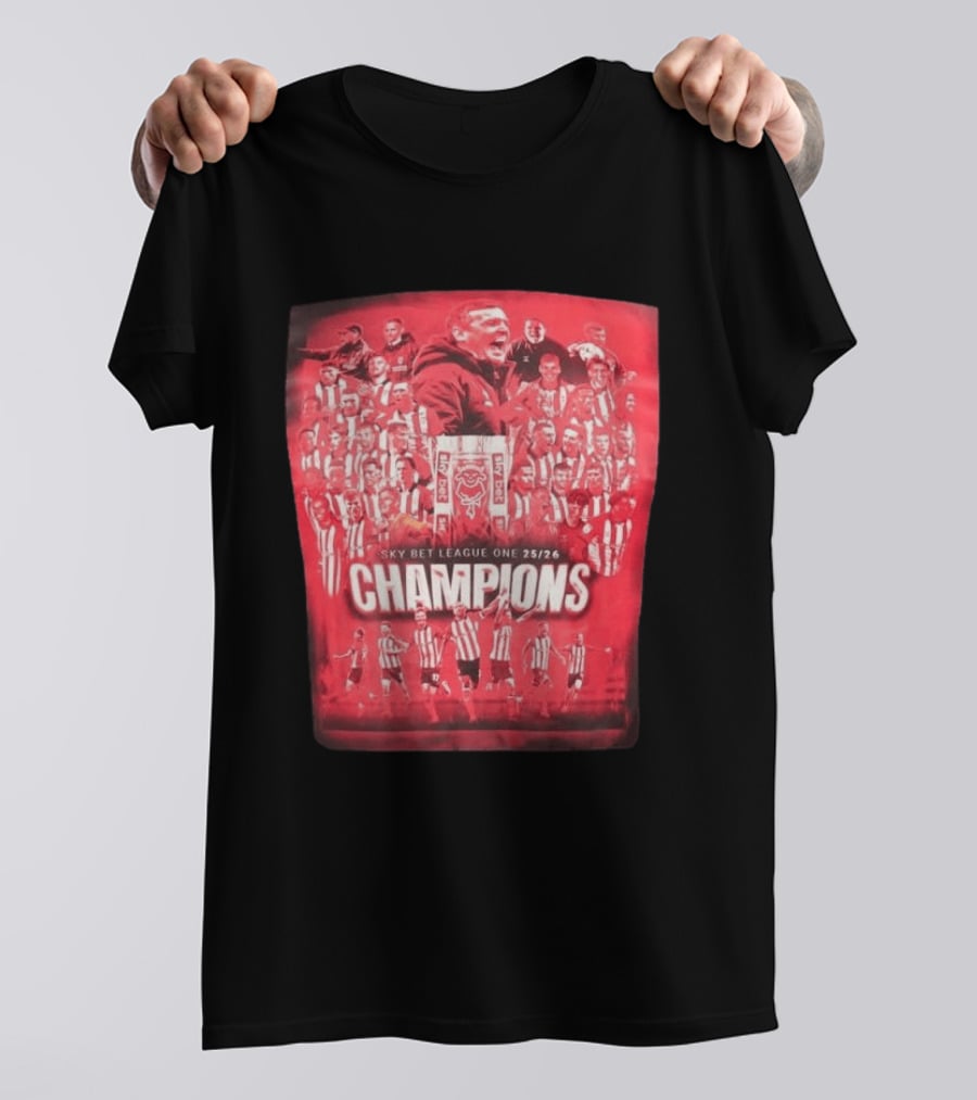 Sky Bet League One 25 26 Lincoln City Champions T-Shirt