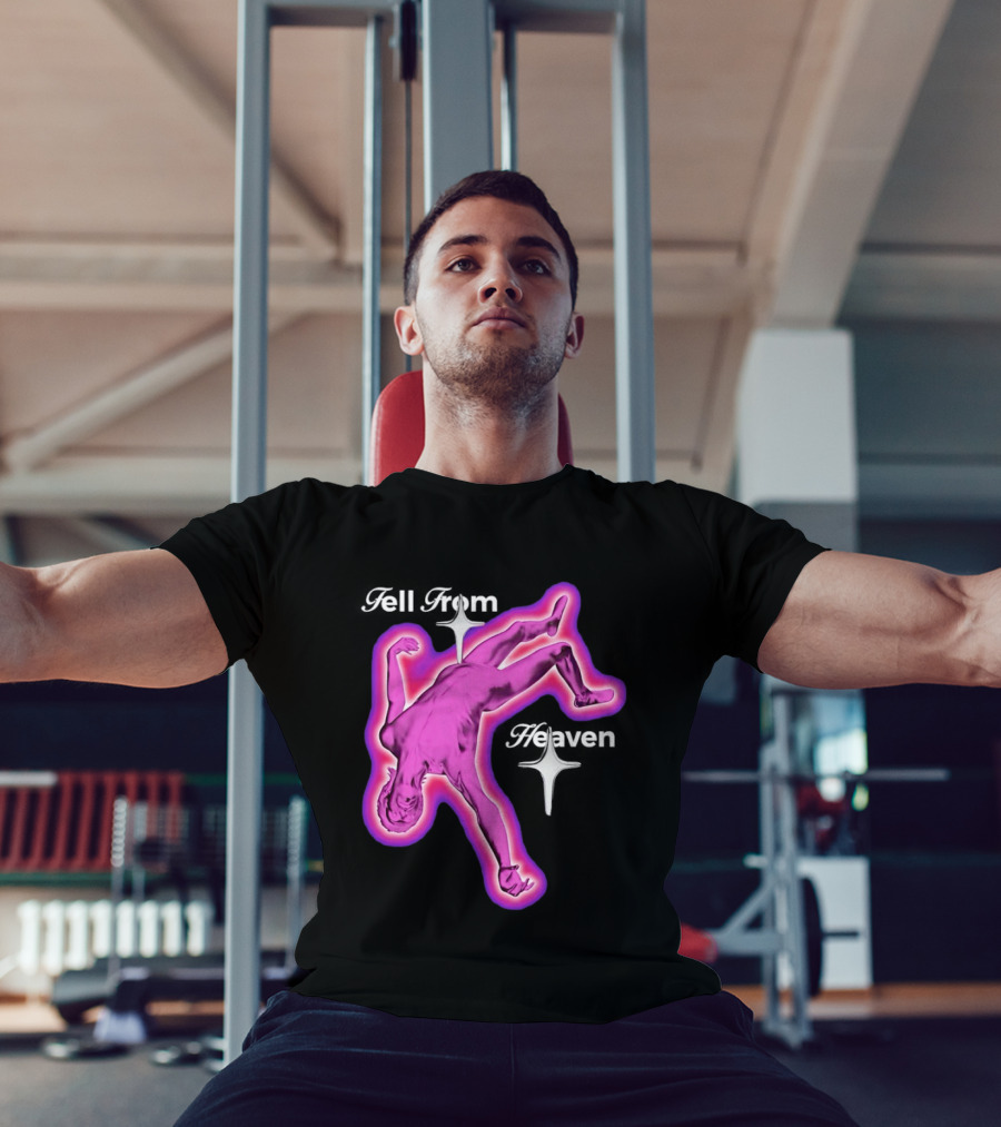 Falling From Heaven Pink Neon T-Shirt