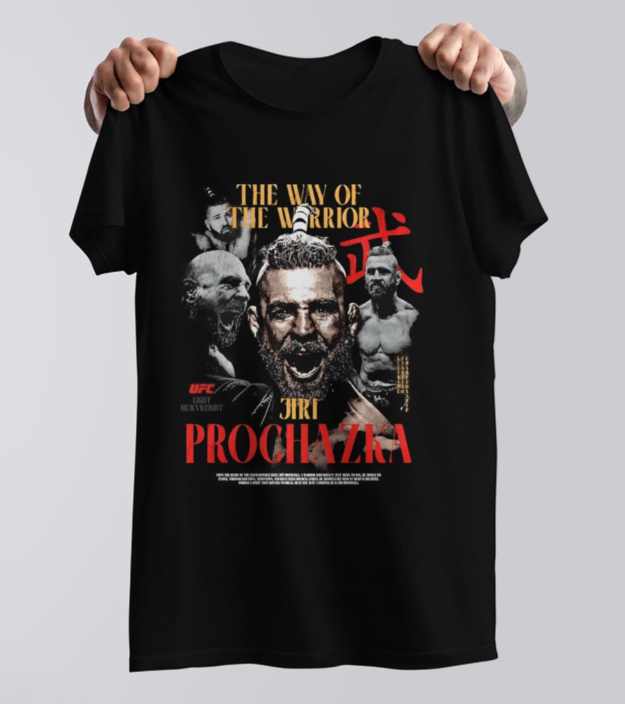 UFC Jiri Prochazka The Way Of The Warrior Ultimate Fighting Championship T-Shirt