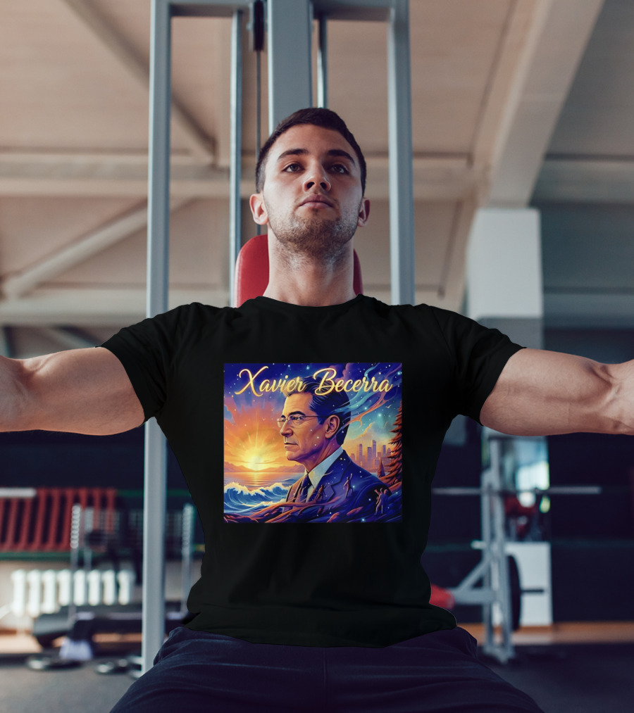 Xavier Becerra California Sunset Ocean Landscape T-Shirt