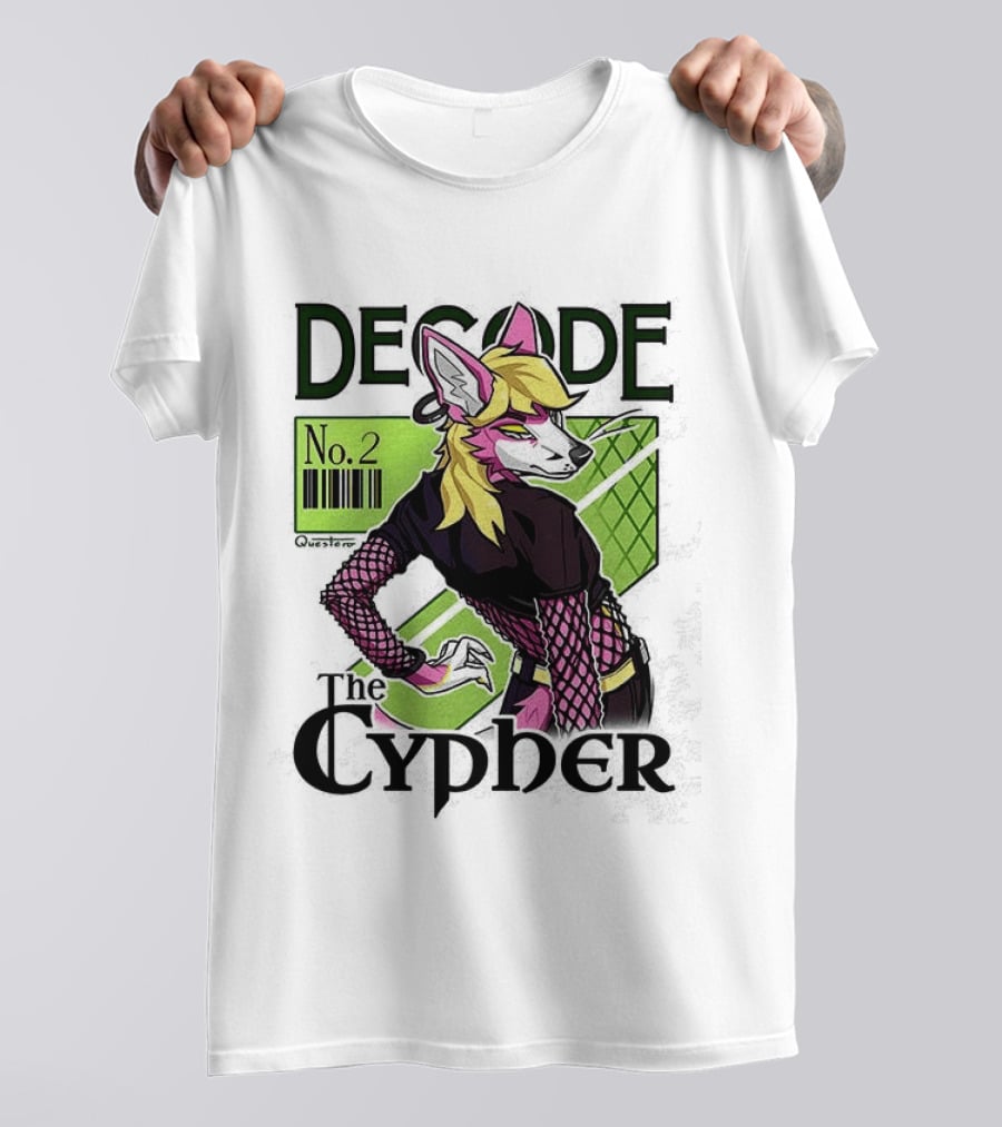 Decode The Cypher No.2 Retro Futuristic Vibe T-Shirt