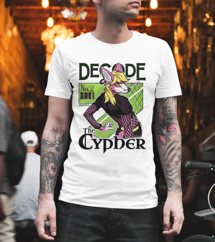 Decode The Cypher No.2 Retro Futuristic Vibe T-Shirt