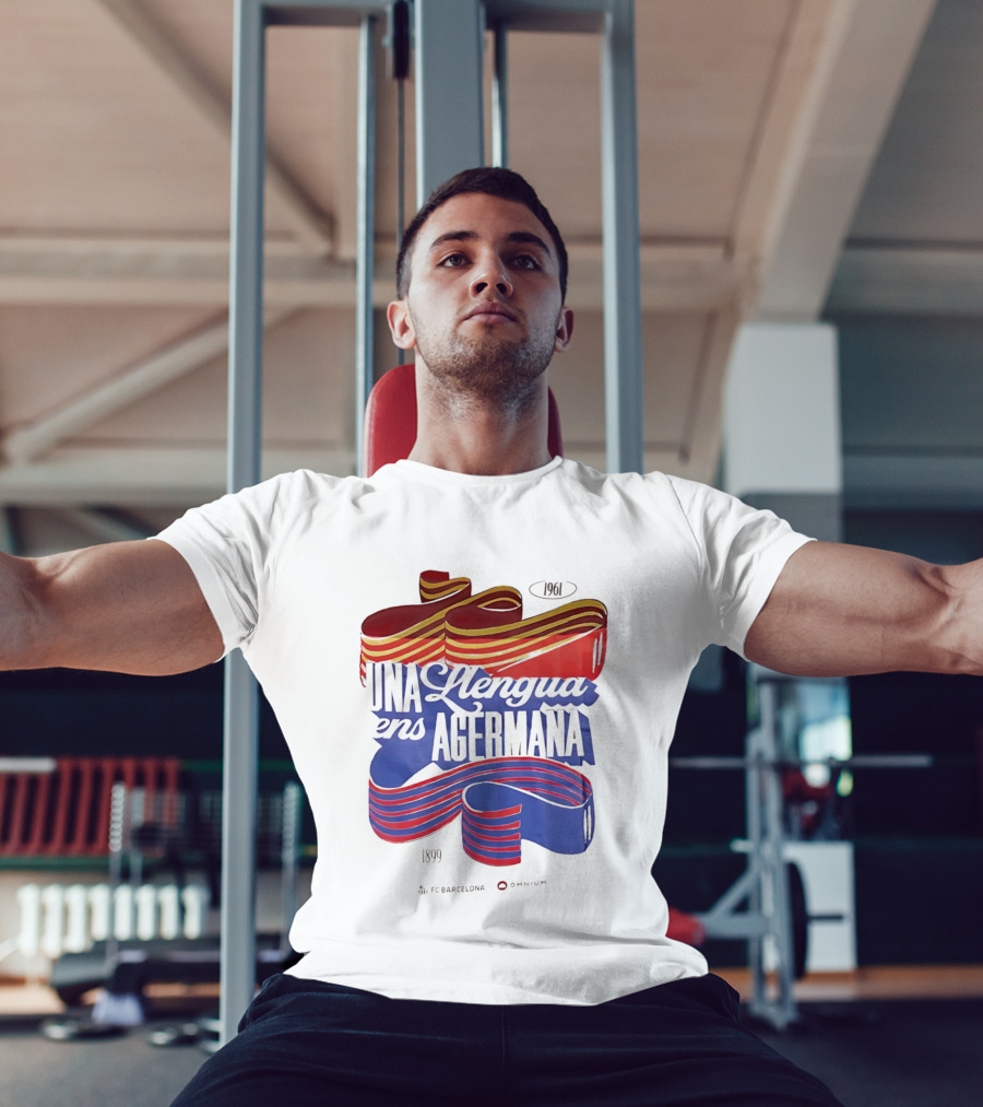 FC Barcelona Una Llengua Ens Agermana 1968 1899 T-Shirt
