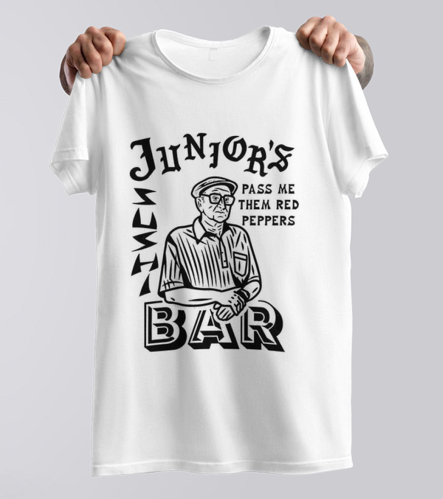 Junior's Pass Me Them Red Peppers Bar T-Shirt