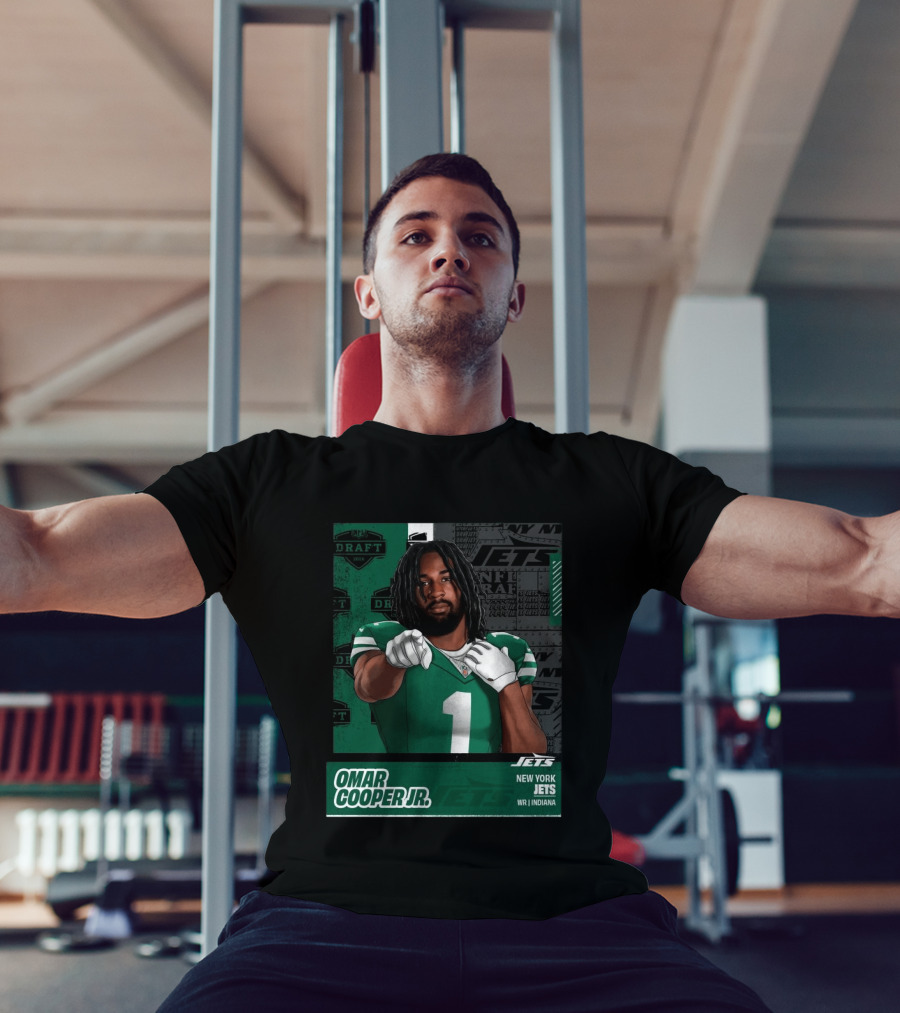 NFL Draft 2026 New York Jets Omar Cooper Jr Round 1 Pick 30 WR Indiana T-Shirt