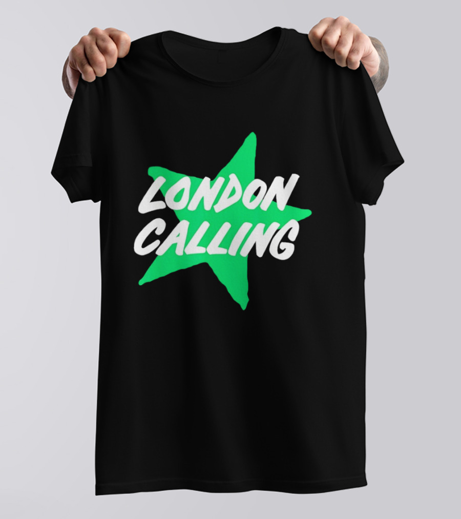 Dallas Stars London Calling The Clash Hockey Star T-Shirt