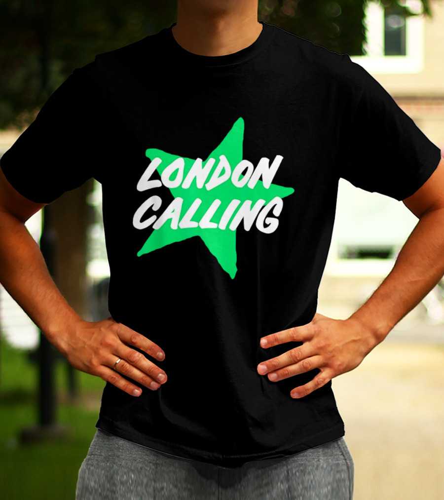 Dallas Stars London Calling The Clash Hockey Star T-Shirt
