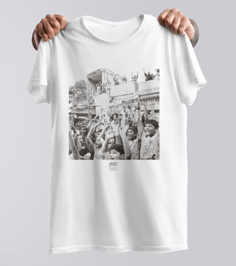 Fujii Kaze Prema World Tour 2026 Merchandise Grace Vintage Crowd Celebration T-Shirt