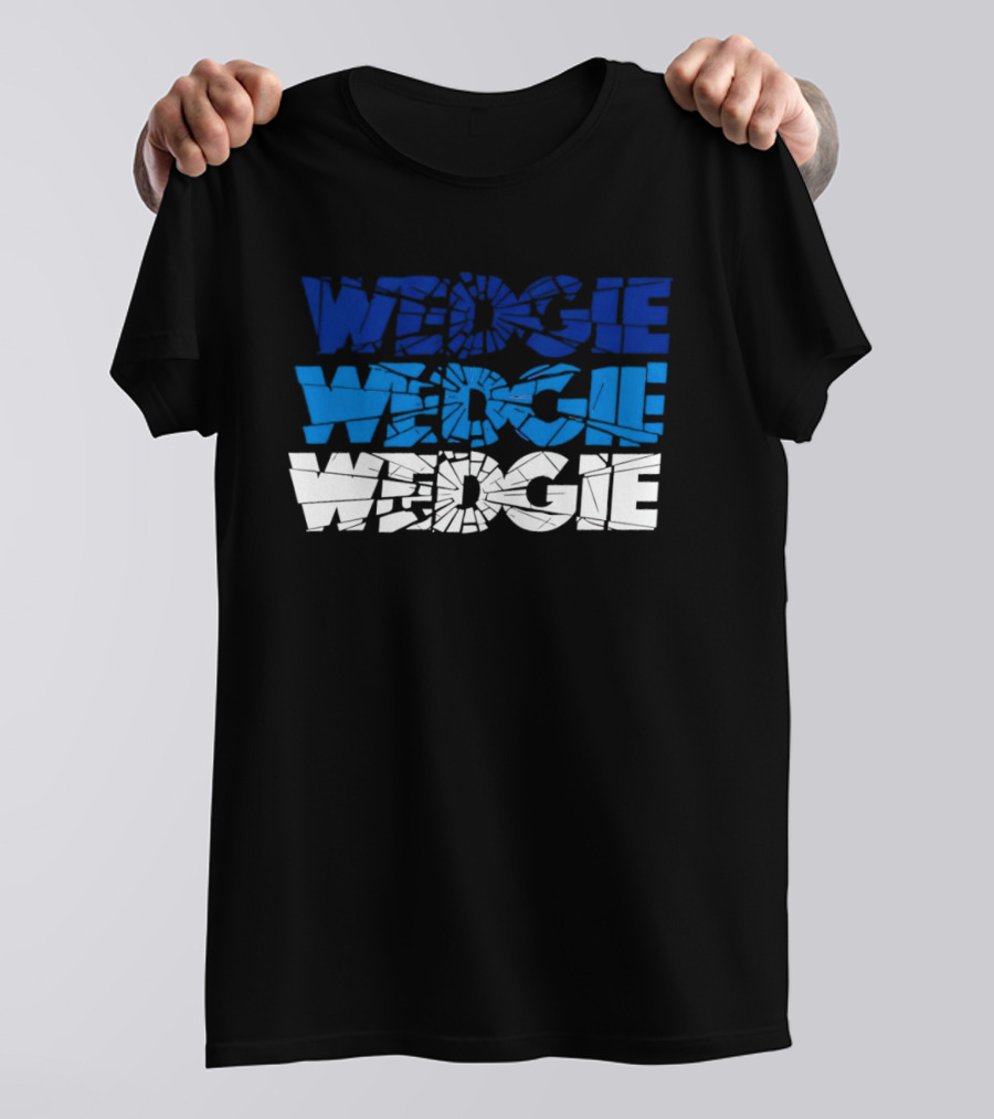 Scott Wedgewood Colorado Avalanche NHL Wedgie Chant Shattered Glass Wedge Wedgie T-Shirt