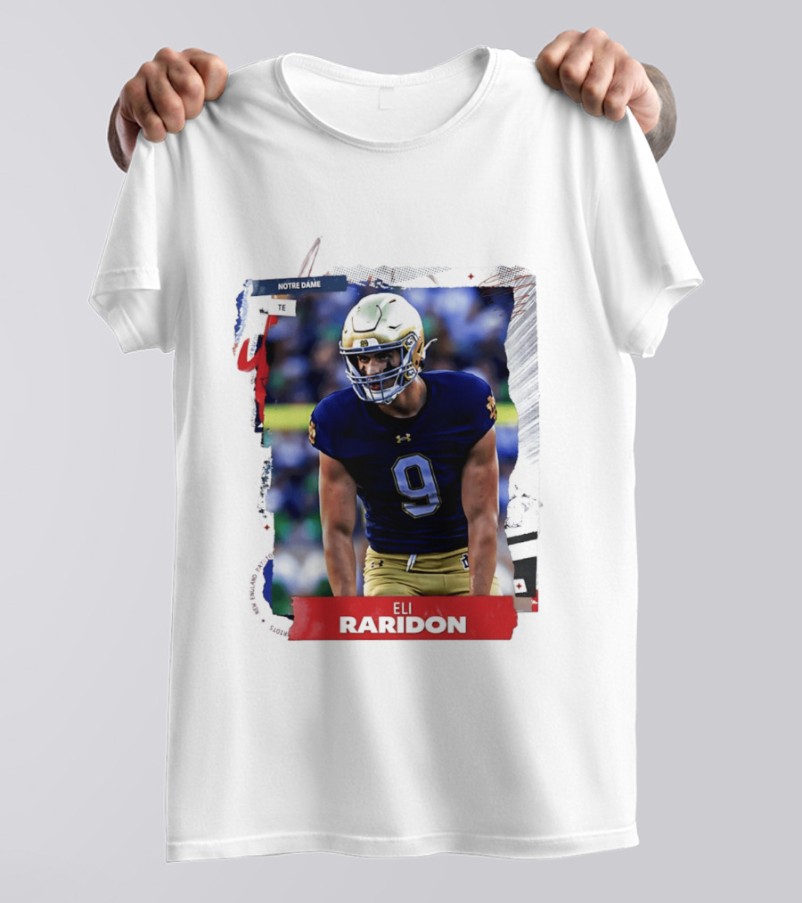Notre Dame Tight End Eli Raridon 2206 Draft Prospect T-Shirt