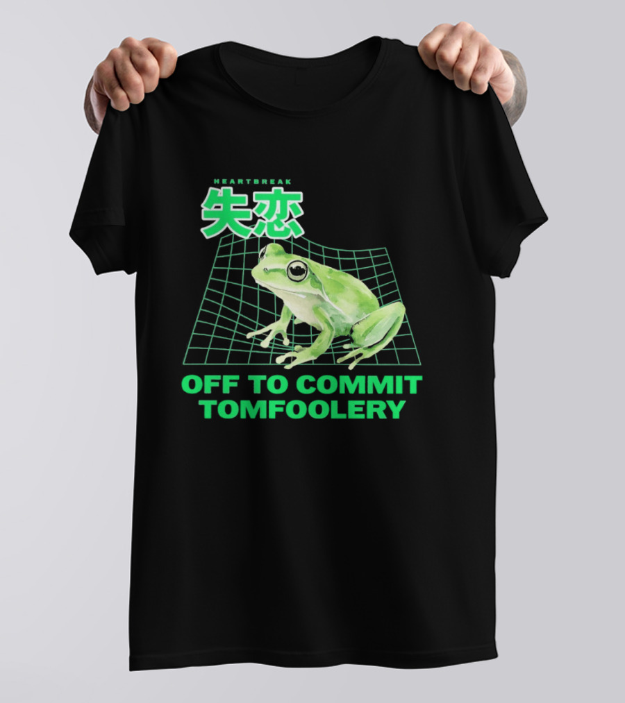 Off To Commit Tomfoolery Frog T-Shirt