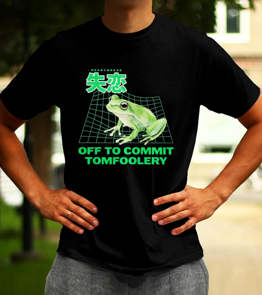 Off To Commit Tomfoolery Frog T-Shirt