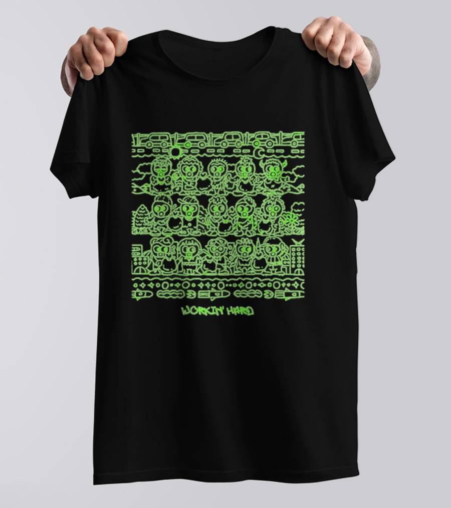 Fujii Kaze Prema World Tour 2026 Working Hard Merchandise T-Shirt