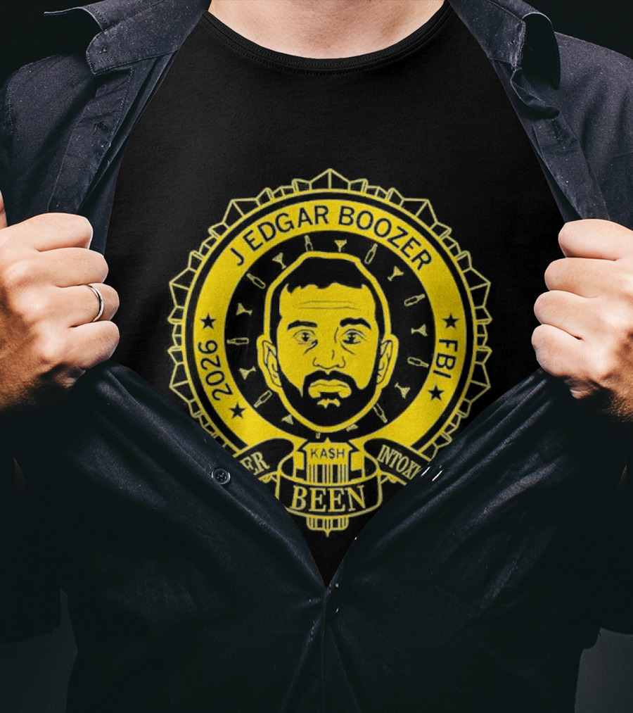 J Edgar Boozer 2023 Establishment FBI Seal T-Shirt