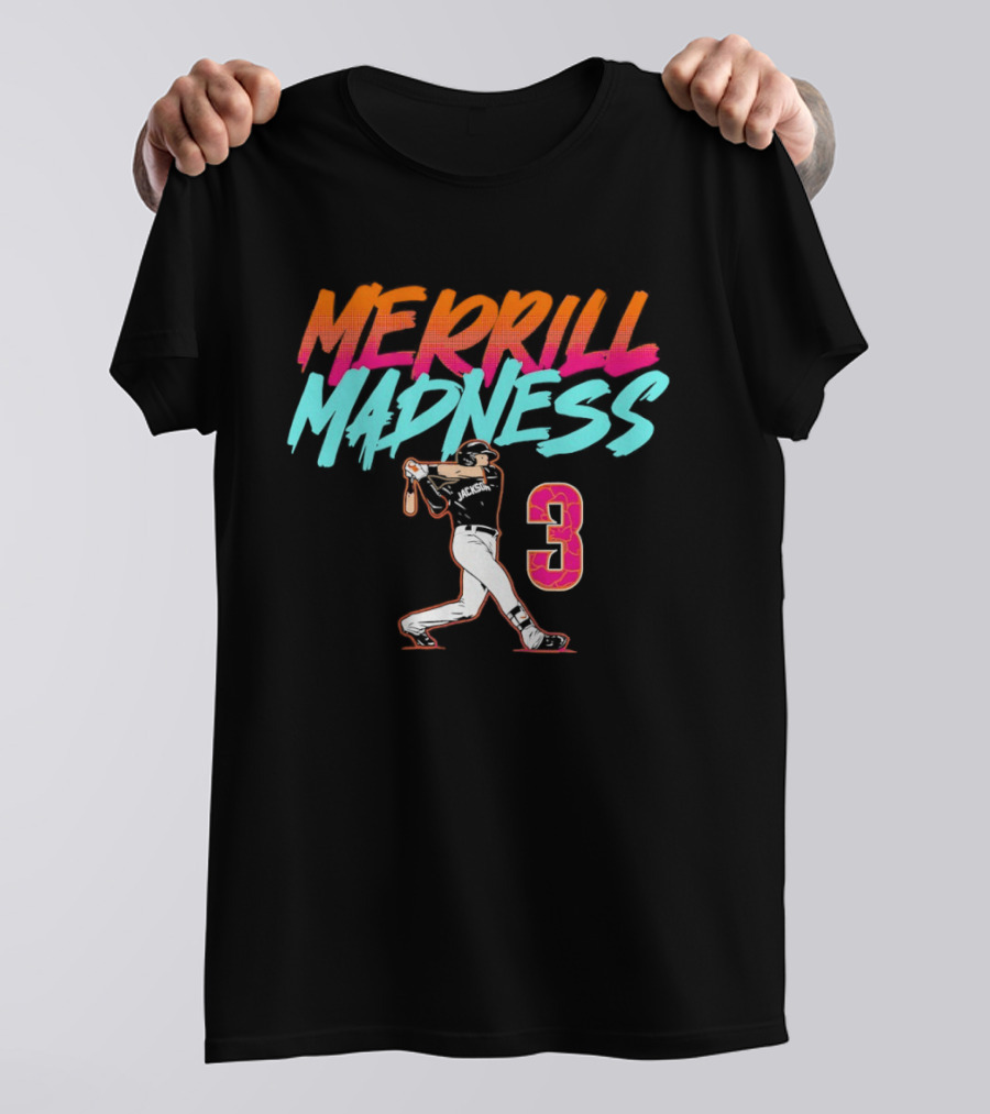 Merrill Madness Jackson Merrill San Diego 3 City Edition T-Shirt
