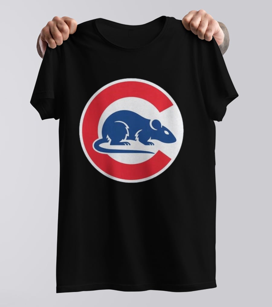 Wrigley Rats C Red And Blue Rat T-Shirt