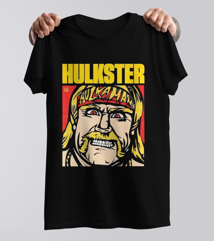 WWE Hulkster Hulkamania Cartoon T-Shirt