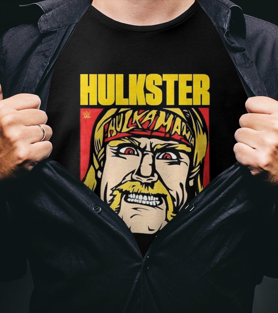 WWE Hulkster Hulkamania Cartoon T-Shirt