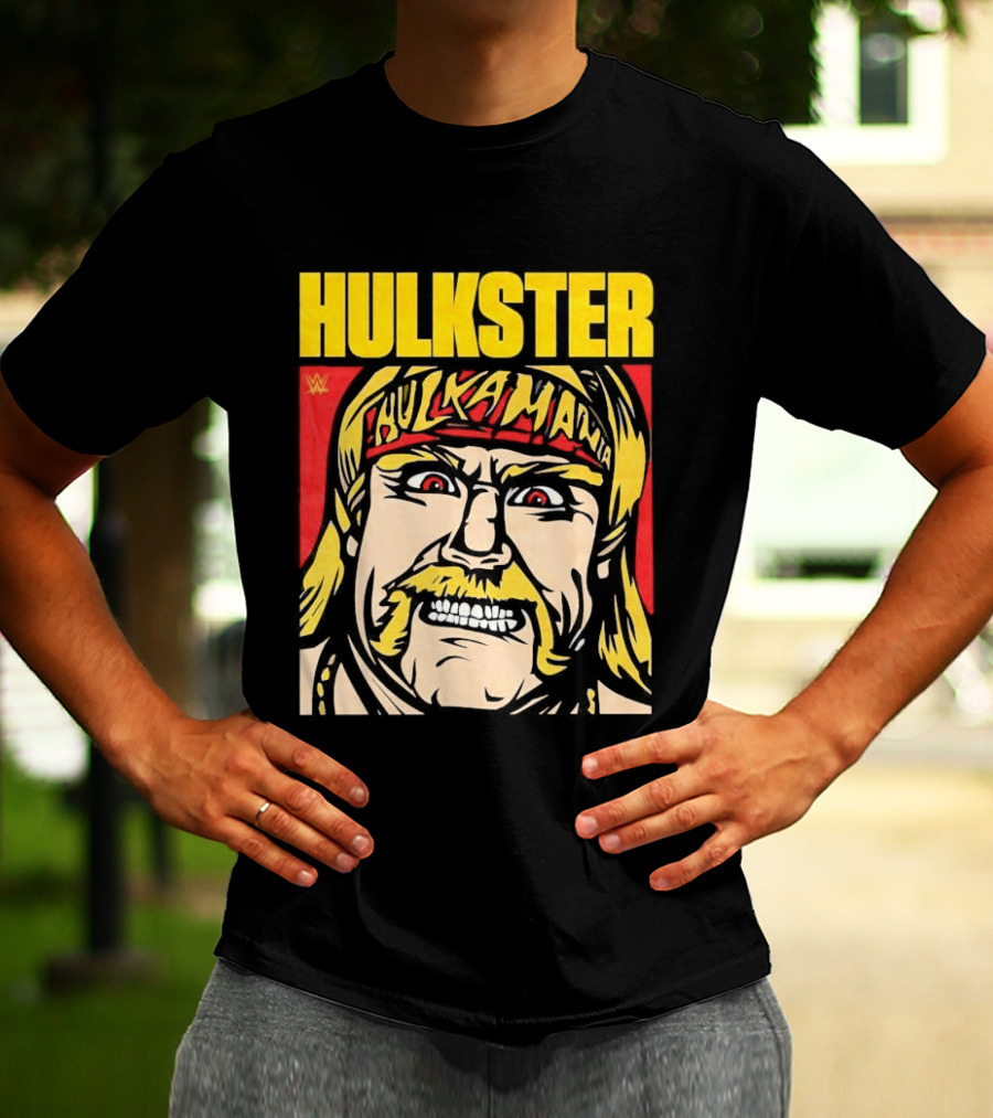 WWE Hulkster Hulkamania Cartoon T-Shirt