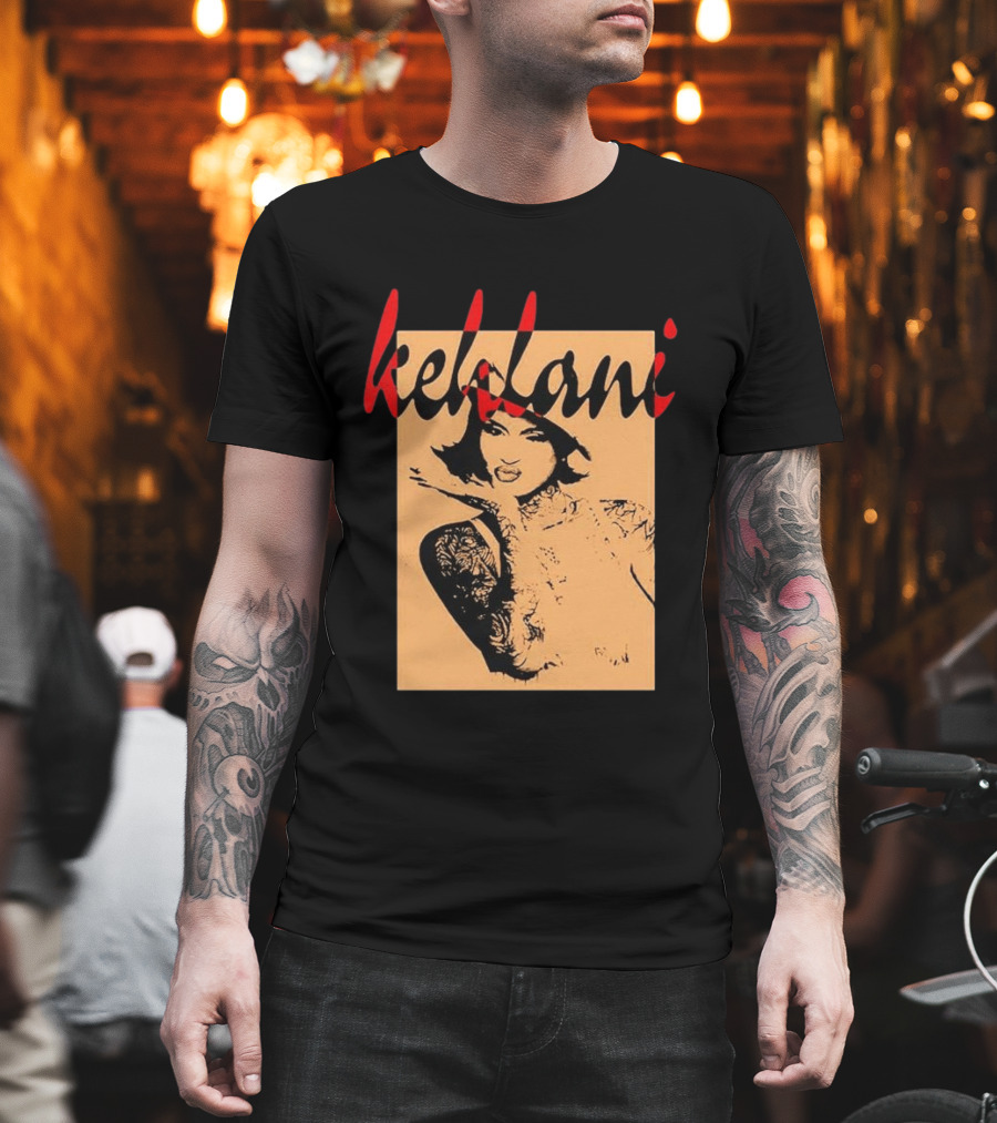 Kehlani 2026 Album Tattoo Art Style Monochrome T-Shirt