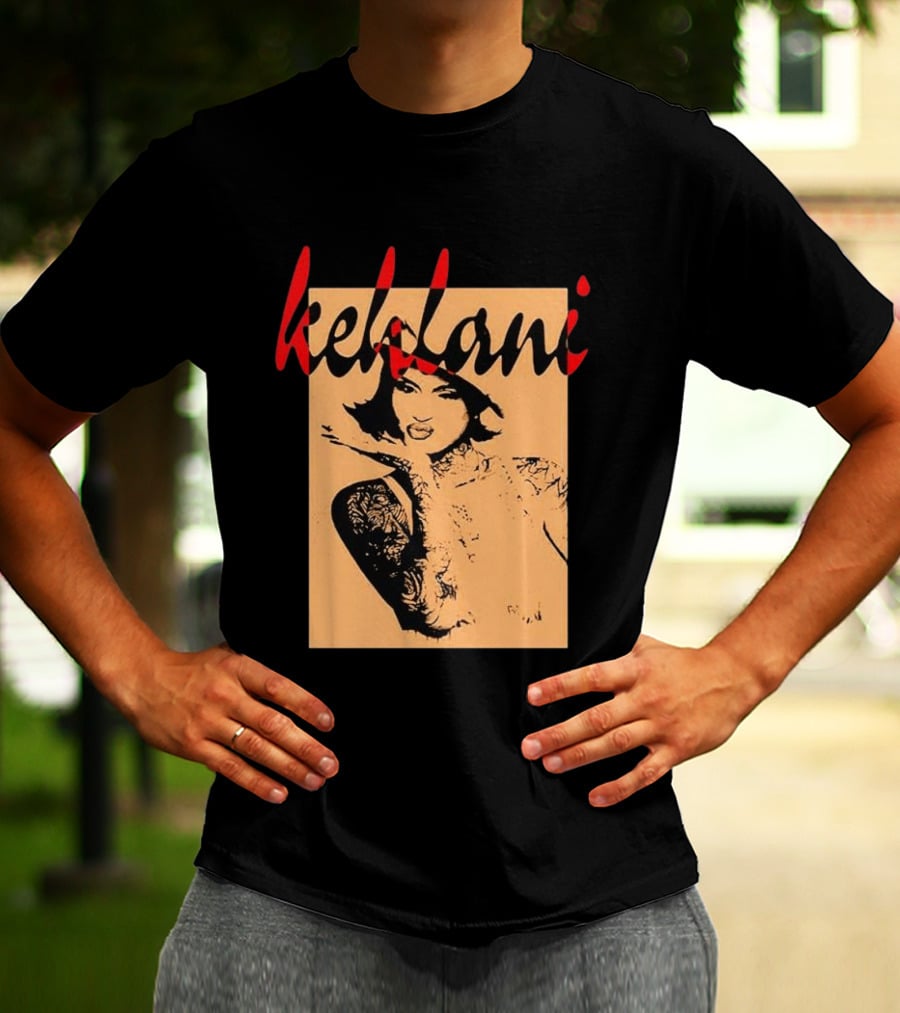 Kehlani 2026 Album Tattoo Art Style Monochrome T-Shirt