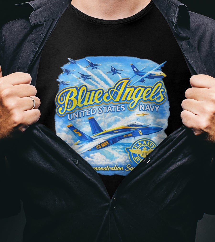 Blue Angels United States Navy U.S. Navy Aviation Flight Demonstration Squadron T-Shirt