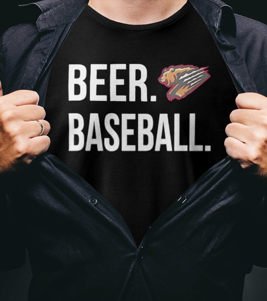 Beer Baseball Fresno Grizzlies MILB T-Shirt
