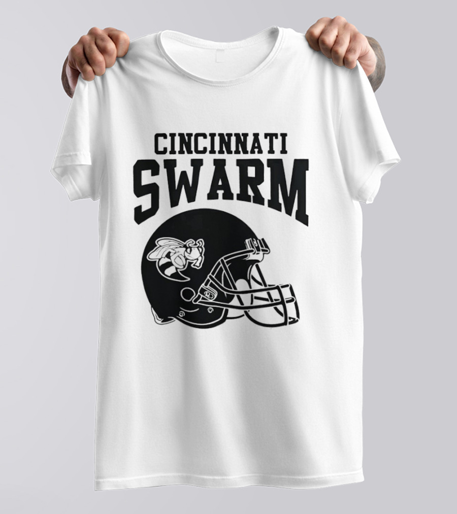 Cincinnati Swarm Hornet Football Helmet 2026 T-Shirt