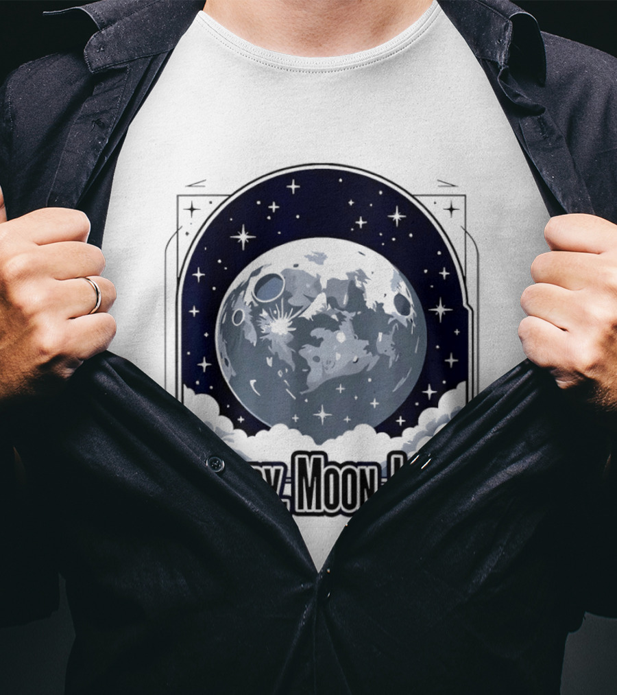 Copy Moon Joy Lunar Moon Celestial Artistry T-Shirt
