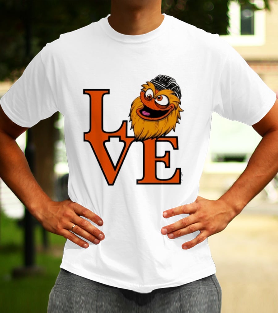 Philadelphia Flyers Gritty Love NHL Hockey 2026 T-Shirt