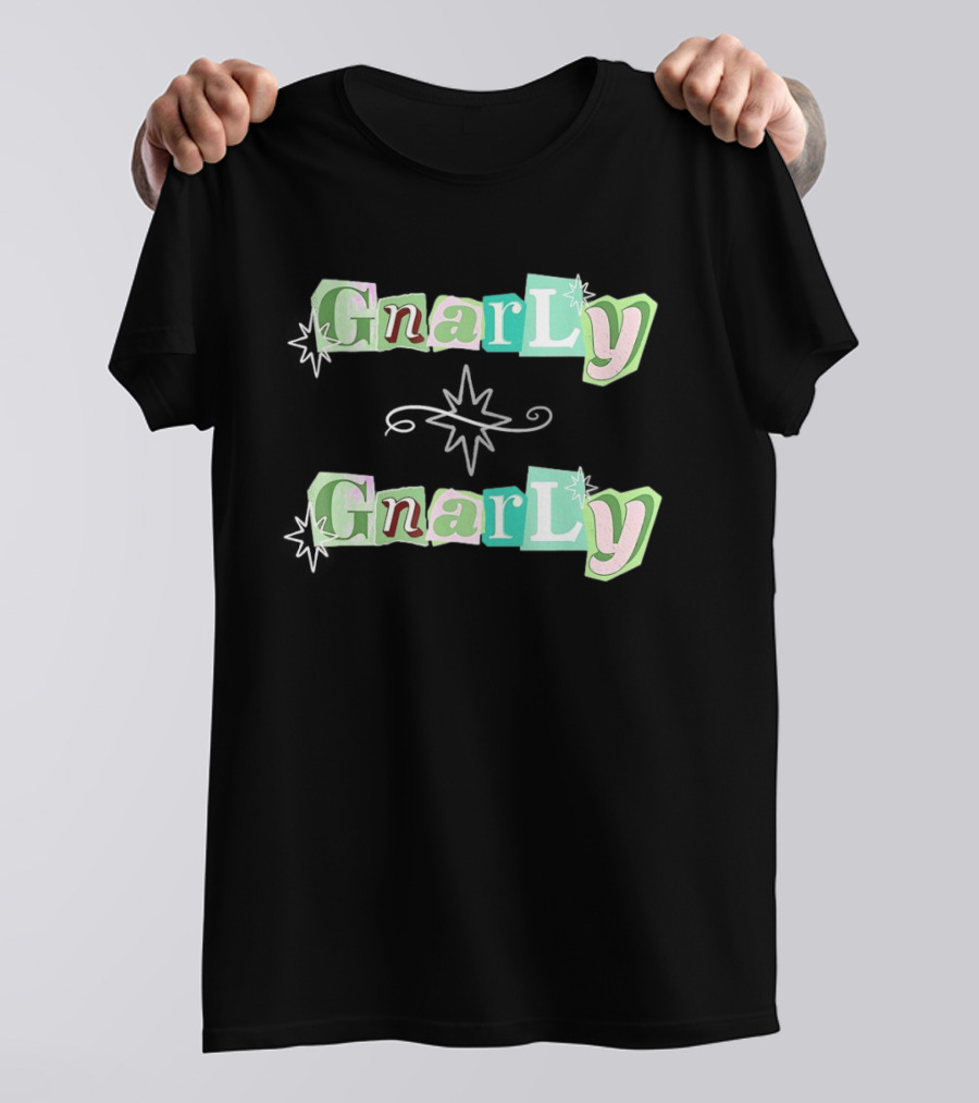 Gnarly Y2K Aesthetic Katseye Collage T-Shirt
