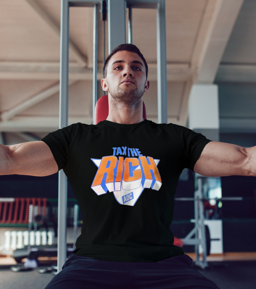 Tax The Rich AOC New York Knicks T-Shirt