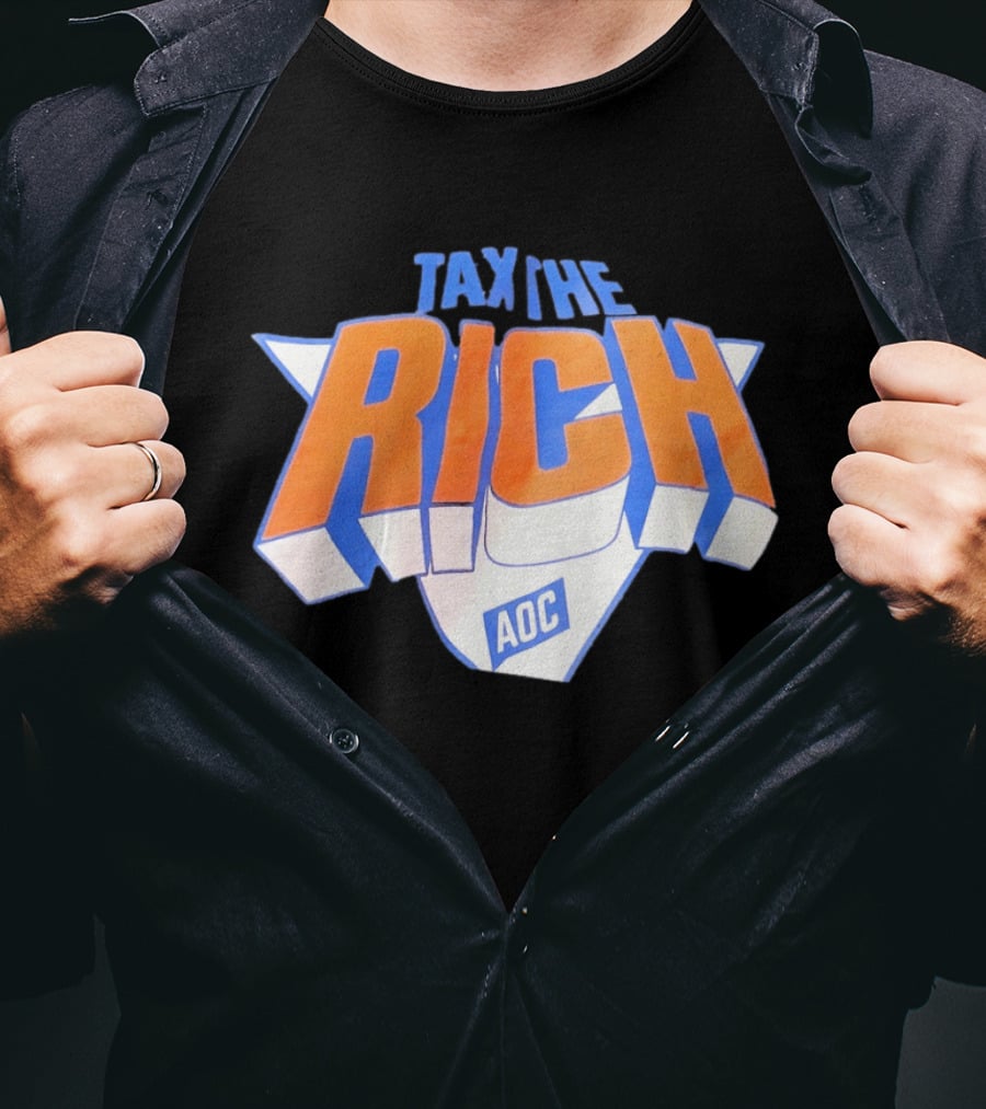 Tax The Rich AOC New York Knicks T-Shirt