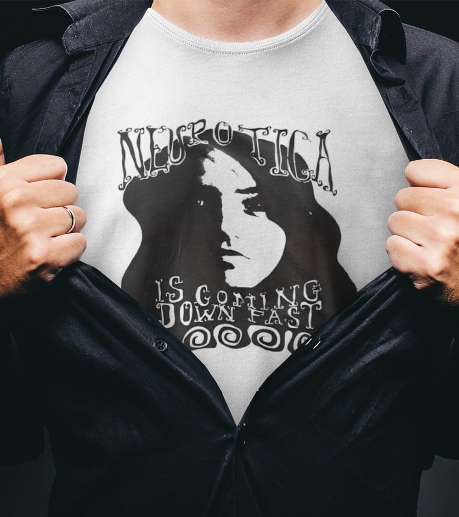 Neurotica Is Coming Down Fast Retro Psychedelic T-Shirt