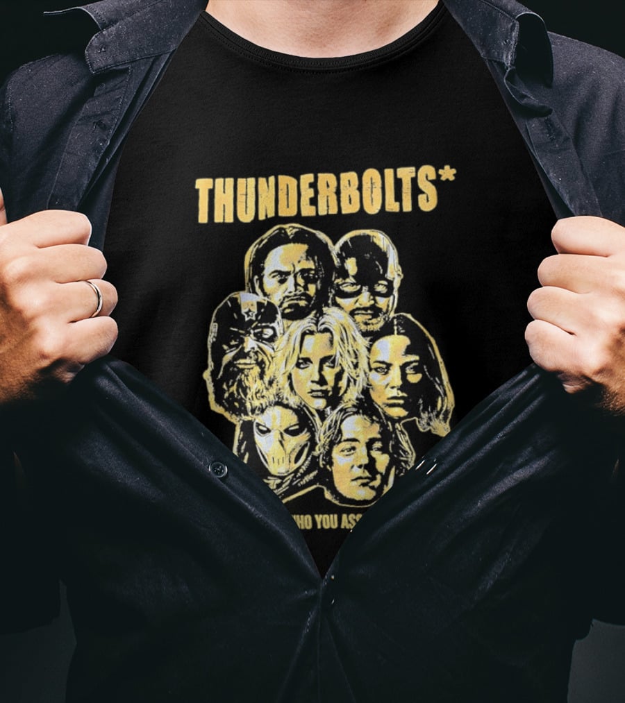 Thunderbolts Careful Who You Assemble Marvel Characters T-Shirt