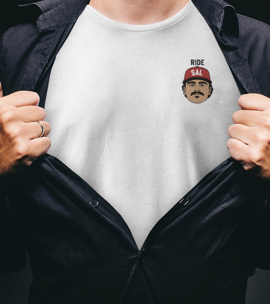Ride Sal Cincinnati Reds Sal Stewart Retro Baseball T-Shirt