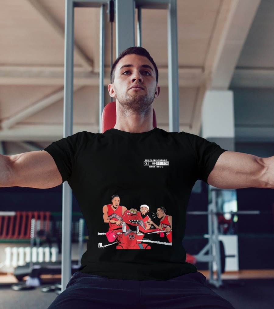A Sketch After Every Raptors Game This Season 2026 Toronto Basketball Team Celebrates Victory In Classic Red Jerseys T-Shirt