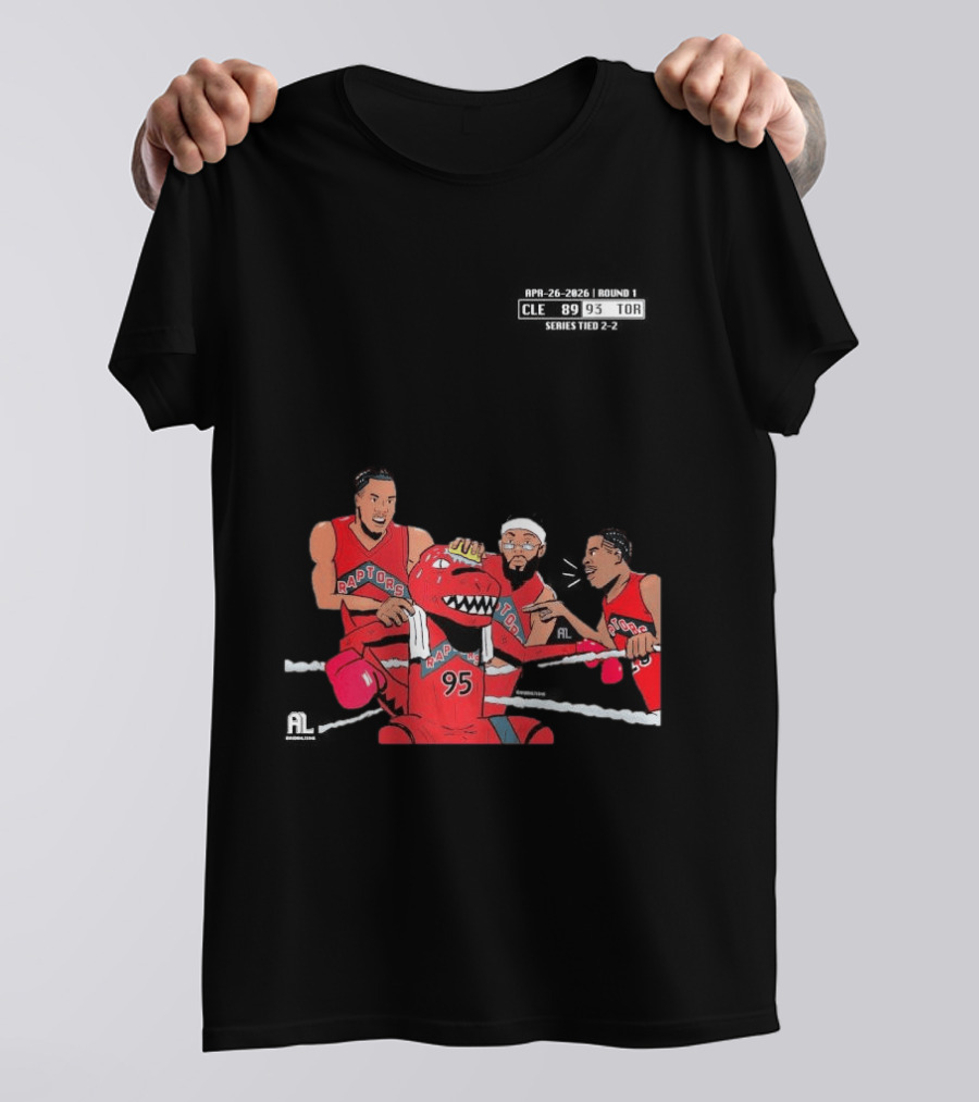 A Sketch After Every Raptors Game This Season 2026 Toronto Basketball Team Celebrates Victory In Classic Red Jerseys T-Shirt