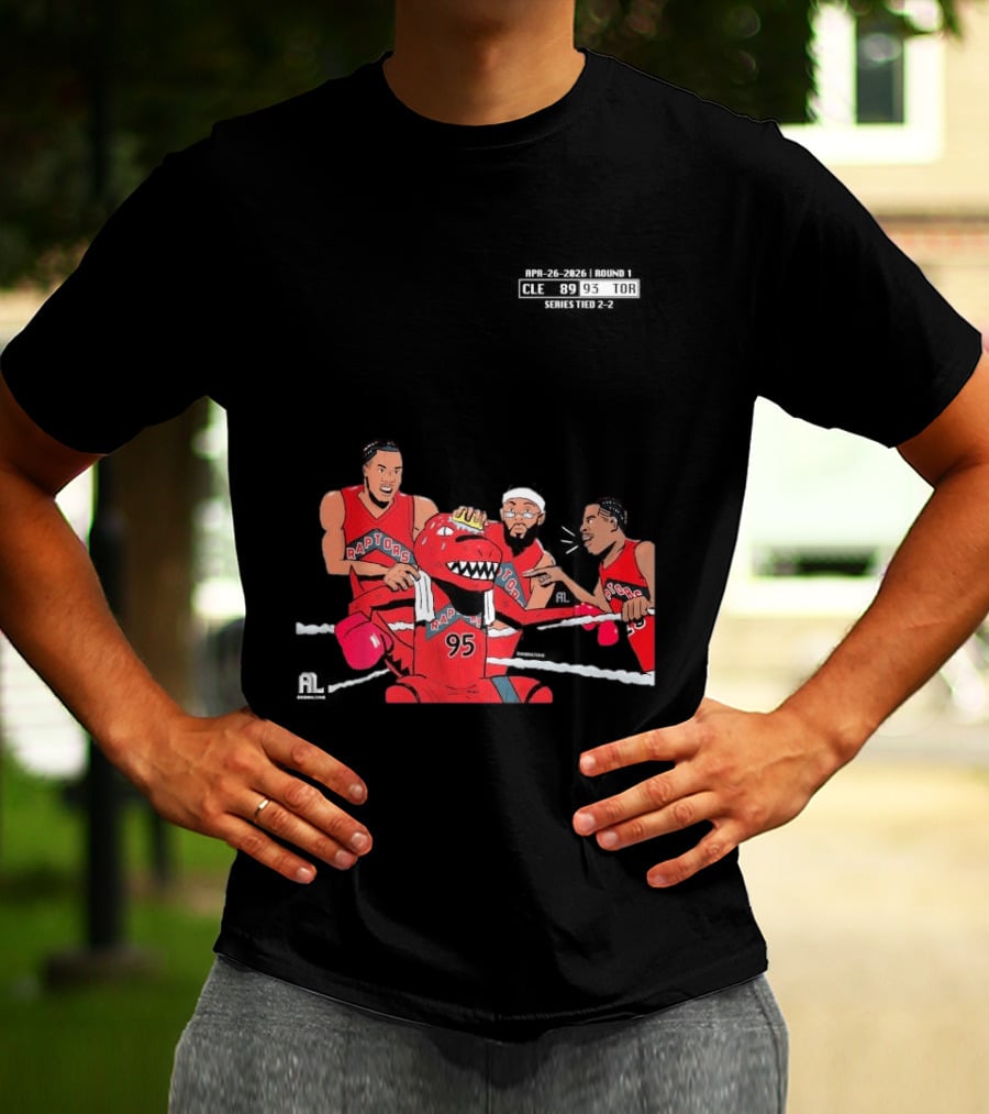 A Sketch After Every Raptors Game This Season 2026 Toronto Basketball Team Celebrates Victory In Classic Red Jerseys T-Shirt
