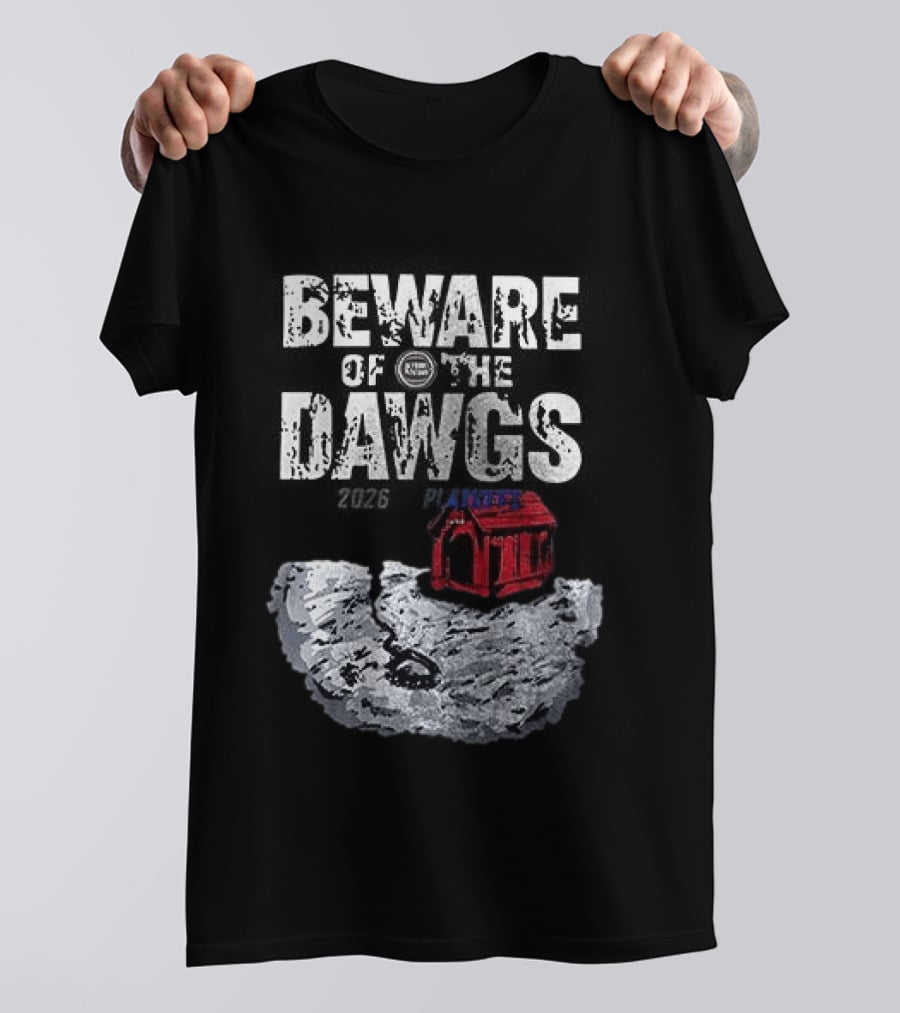 Detroit Pistons Beware Of The Dawgs Nasty Dawgs Rugged Doghouse T-Shirt